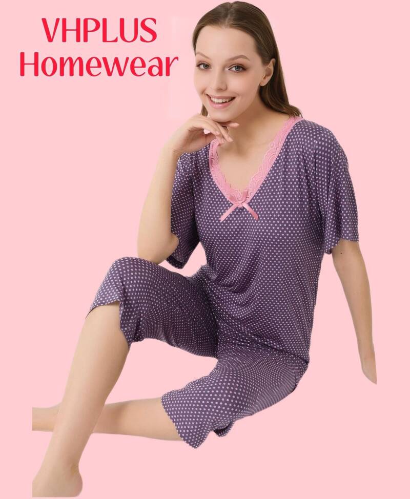 Piżama Damskie Roz 2XL-4XL, 1 Kolor Paczka 9 szt